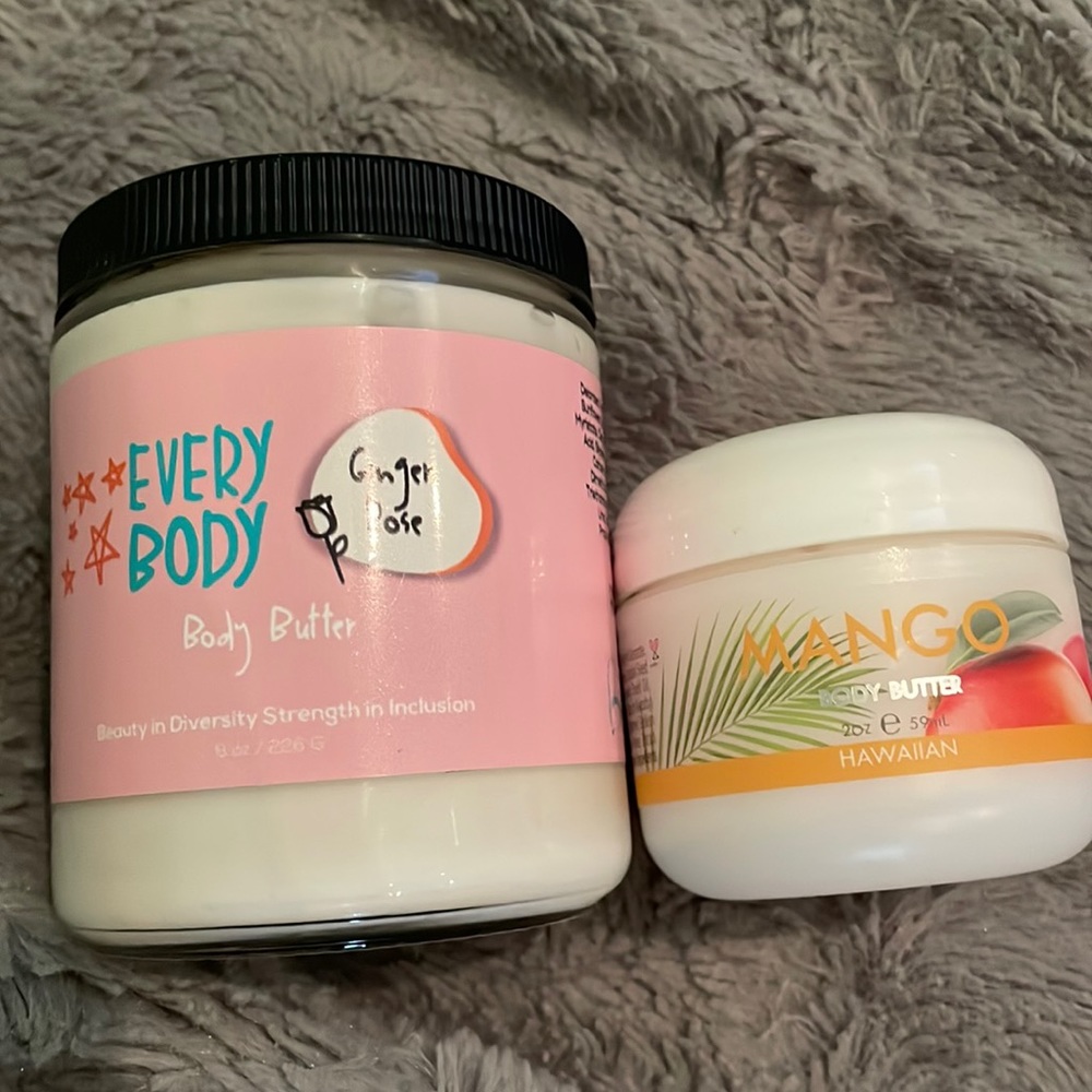 Ginger Rose body butter AND Mango body butter